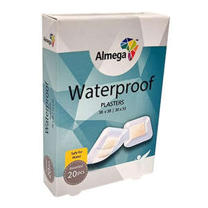 PLASTERS ASSORTED WATERPROOF ALMEGA 20~