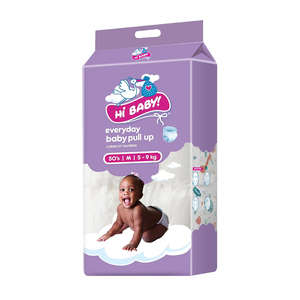 HI BABY PULL-UPS DIAPERS MED 5-9KG  50