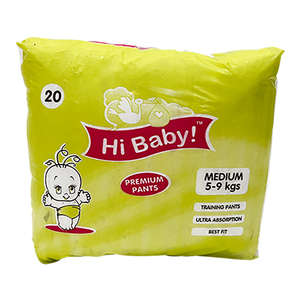 HI BABY EVERYDAY DIAPERS MED 5-9KG  20