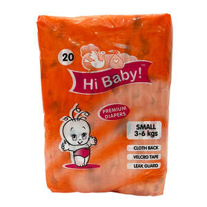 HI BABY EVERYDAY DIAPERS SML 3-6KG  20