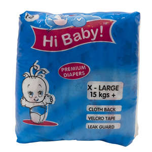 HI BABY EVERYDAY DIAPERS XL 15KG+  10
