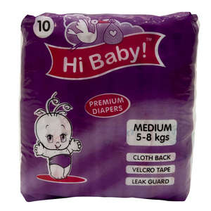 HI BABY EVERYDAY DIAPERS MED 5-8KG  10