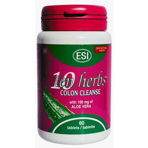 TEN HERBS COLON CLEANSE 60 TABS