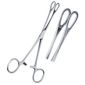 FORCEPS SWAB HOLDING 18CM