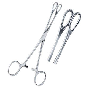 FORCEPS SWAB HOLDING 25CM
