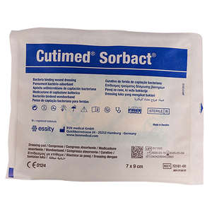 CUTIMED SORBACT DRESS PADS 7X9CM 1's