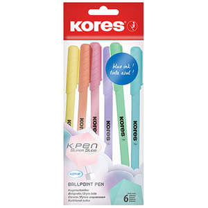 KORES KOR-M OPAQUE PASTEL BARREL PENS 6~