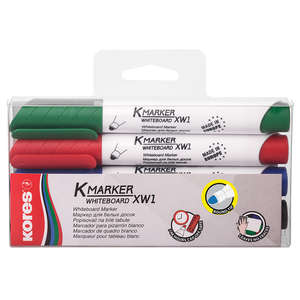 KORES K-MARKER WHITEBRD MARKER BULLET 4~