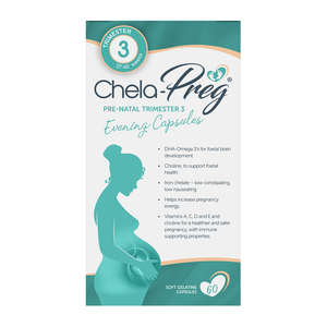 CHELA-PREG EVENING TRIMESTER 3 CAPS 60