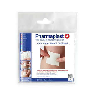 PHARMAPLAST CALCIUM ALG DRESS 10X10CM 1