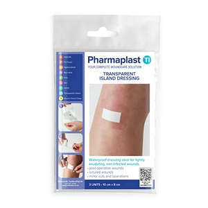 PHARMAPLAST TRANS ISLAND DRESS 10X8CM 3~