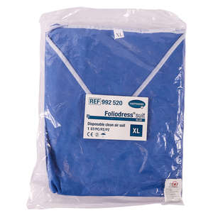 SCRUB SUIT BLUE XL DISP HARTMANNS 1