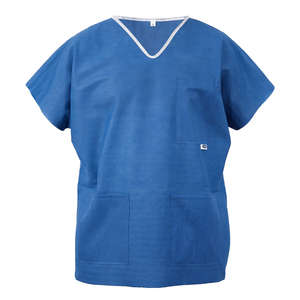 SCRUB SUIT BLUE LARGE DISP HARTMANNS 1