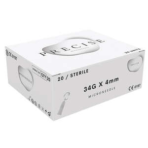 MESO NEEDLE PRECISE 34G X 4MM 20~