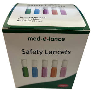 LANCET SAFETY MED-E-LANCE 21G 100's