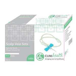 SCALP VEIN SET CONTINUOUS 21G 100`s