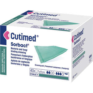 CUTIMED SORBACT D/PAD 7x9CM 1