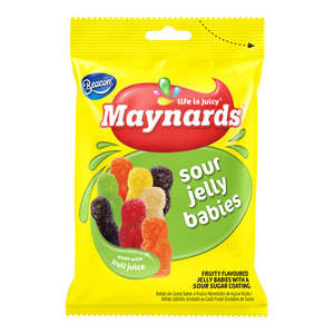 MAYNARDS SOUR ENERJELLY BABIES 60GX24 ~