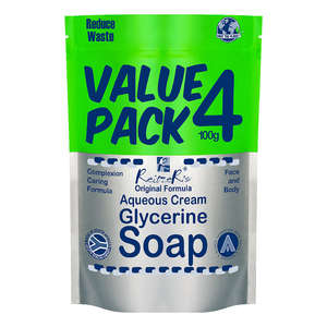 REITZER AQUE & GLYC SOAP 100GX4 V/PACK