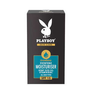 PLAYBOY FACE MOISTURISER EVEN GOLD 50ML