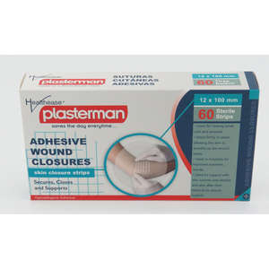 WOUND CLOSURE STRIPS 12x100mm H/EASE 60~