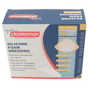 DRESS SILICONE FOAM 100x100MM H/EASE 10~