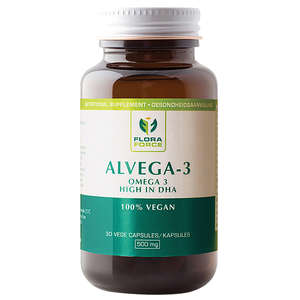 FLORA FORCE ALVEGA VEGAN OMEGA 3 CAPS 30