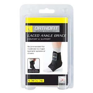 ORTHOFIT LACED ANKLE BRACE SMALL