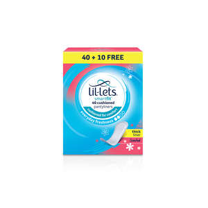 LIL-LETS PANTYLINERS SCENTED 40+10 FREE