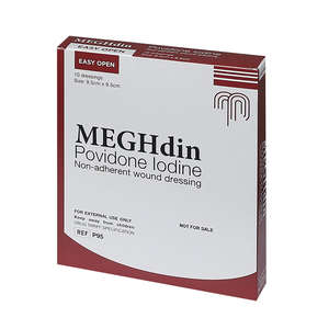 PVP DRESS MEGHDIN 9.5X9.5CM NON-ADH 10~