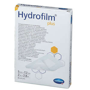 HYDROFILM PLUS 50X72MM HARTMANNS 3'S~