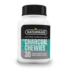 NATURMADE ACTIV CHARCOAL CHEWIES 30 TABS