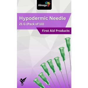 NEEDLE 21G GREEN ALMEGA 10'S
