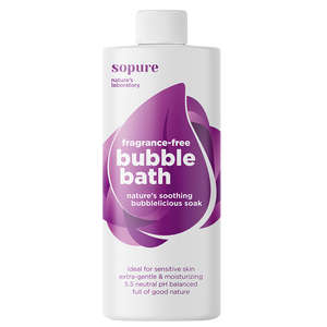 SOPURE FRAGRANCE FREE BUBBLE BATH 1LT