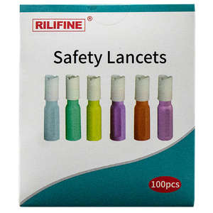 SAFETY LANCET 28G RILIFINE 100's