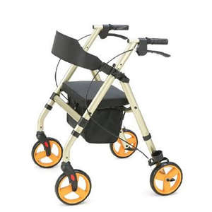 ROLLATOR 4 WHEEL W/BRAKE JIVE BAG-KD-BLK