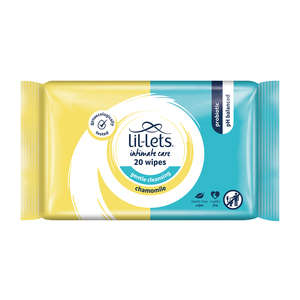 LIL-LETS FEMININE WIPES CHAMOMILE 20