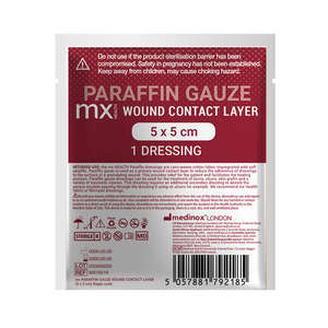 PARAFFIN GAUZE MX 5x5CM 20's