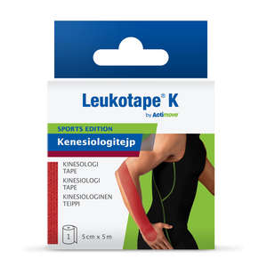ACTIMOVE LEUKOTAPE K 5CM X 5M RED 1