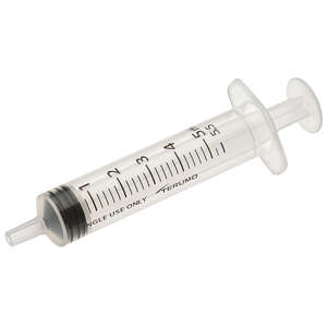 SYRI 5ML LUER SLIP 3PC TERUMO 100~