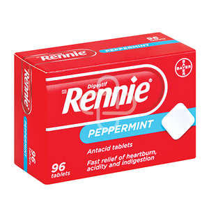 RENNIES TABLETS PEPPERMINT 96