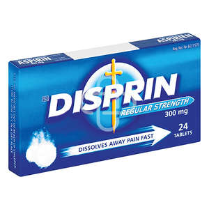 DISPRIN REGULAR 24 300MG DISPERSAB TABS