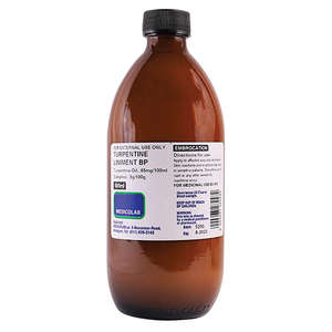 TURPENTINE LINIMENT BP 500ML MEDICOLAB