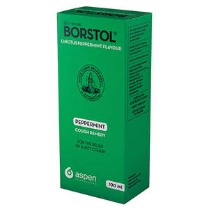 BORSTOL LINCTUS SYRUP PEPPERMINT 100ML