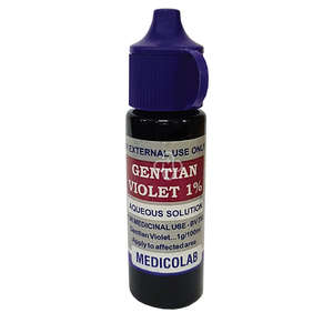 GENTIAN VIOLET 1% 20ML MEDICOLAB