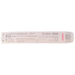 JELCO RADIOPAQUE 20G PINK 1's