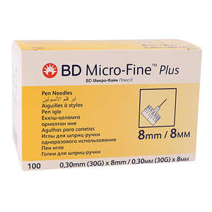 BD MICROFINE PEN NEEDLE 30g 8mm 100~