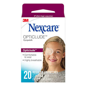 NEXCARE OPTICLUDE REGULAR EYE PATCH 20