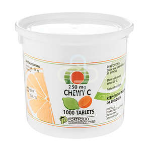 CHEWY-C 250MG 1000 TABLETS