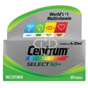 CENTRUM SELECT 50+  60 TABLETS